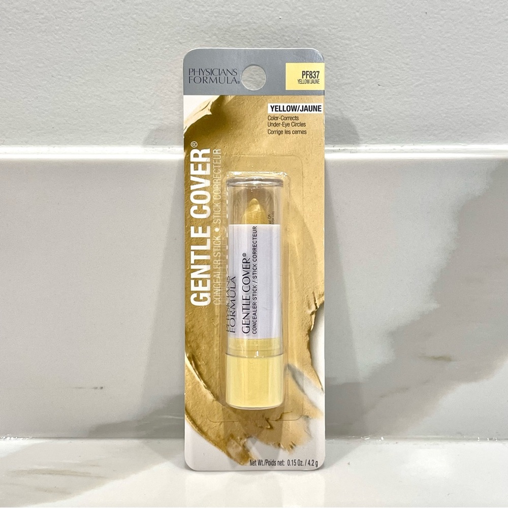 🟠5/$25 NEW Physicians Formula Gentle Cover Concealer Stick (Yellow)